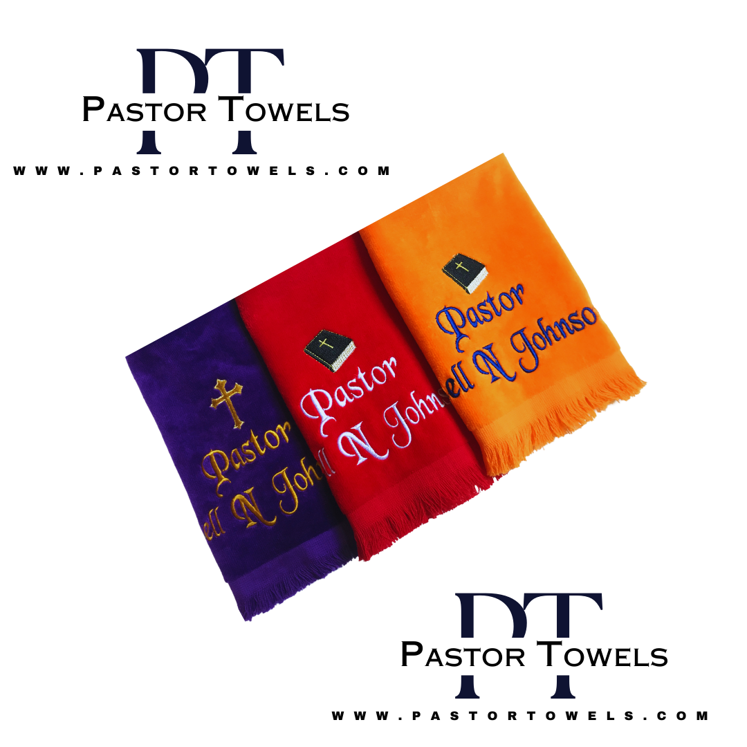 Customized Pastor Towels